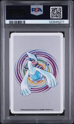 2000 POKEMON SILVER VERSION PLAYING CARDS ACE OF SPADES #249 LUGIA PSA 9 - Image 2