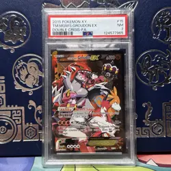 Pokemon TCG Team Magma's Groudon EX Holo Rare Card 15/34 Double Crisis PSA 7 - Image 1
