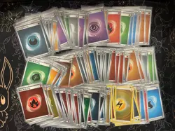 Lot Of 120+ Holo/Reverse Holo Basic Energy Pokemon Cards TCG All Holos! - Image 1