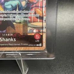 One Piece Shanks OP09-001 - Promo Card PSA Limited Edition July 2025 Exclusive - Image 5