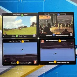 Star Wars Young Jedi Collectible Card Game Lot of 131 Cards 65 Red 66 Blue - Image 4