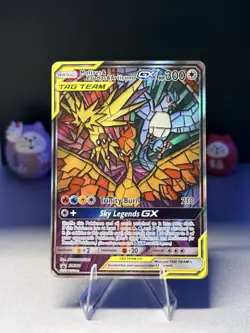 Moltres & Zapdos & Articuno GX SM210 Hidden Fates Promo Card MINT Pokemon - Image 3