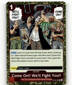 One Piece Card Game Come On!! We'll Fight You!! - Emperors in the New World - Image 1