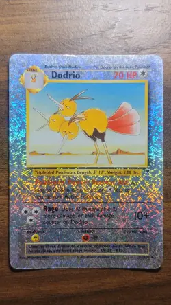 Dodrio 41/110 Ledgendary Collection Reverse Holo Rare Pokemon Card 2002 - Image 1