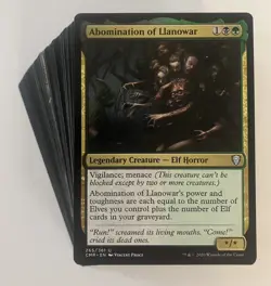 MTG Magic The Gathering Abomination of Llanowar Budget 100 Card Commander Deck - Image 1