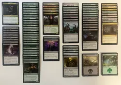 MTG Magic The Gathering Abomination of Llanowar Budget 100 Card Commander Deck - Image 2