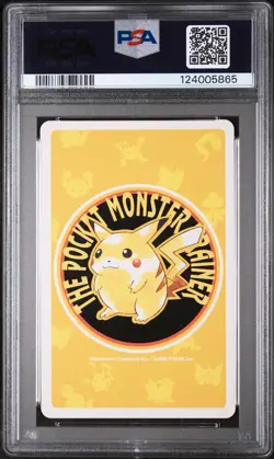 1998 POKEMON YELLOW VERSION PLAYING CARDS 4 OF DIAMONDS #145A ZAPDOS PSA 10 - Image 2