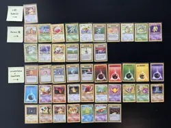 1st Gen Vintage WOTC Pokemon 44 Card Lot: 1st Edition, 16 Rares - READ DESCRIPTI - Image 1