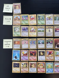 1st Gen Vintage WOTC Pokemon 44 Card Lot: 1st Edition, 16 Rares - READ DESCRIPTI - Image 2