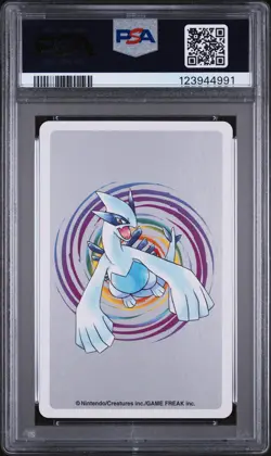 2000 POKEMON SILVER VERSION PLAYING CARDS 7 OF HEARTS #244A ENTEI PSA 9 - Image 2