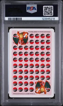 1998 POKEMON STADIUM RED VERSION PLAYING CARDS ACE OF HEARTS JOLTEON PSA 9 - Image 2