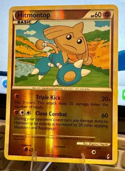 Pokemon Card - Hitmontop Call of Legends 8/95 Reverse Holo - Image 1