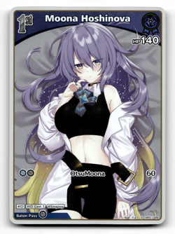 hololive OFFICIAL CARD GAME Moona Hoshinova (S) - Blooming Radiance - Image 1