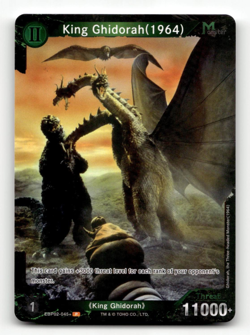 Godzilla Card Game King Ghidorah (1964) (P) - G: Monsters Raid Again - Image 1