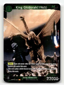 Godzilla Card Game King Ghidorah (1965) (P) - G: Monsters Raid Again - Image 1