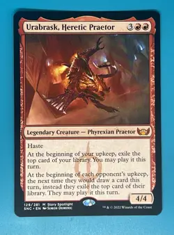 Mtg Urabrask, Heretic Praetor Streets of New Capenna Regular - Image 1