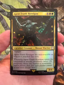 MTG Agent Frank Horrigan FOIL Fallout 0089 NM - Image 1