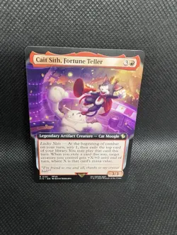 Cait Sith, Fortune Teller - 151 - Magic: Final Fantasy MTG - Extended Art TCG - Image 1