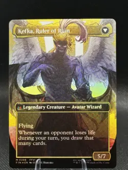Kefka, Court Mage (Borderless) (0398) Final Fantasy Foil Mint! Fast Shipping! - Image 3