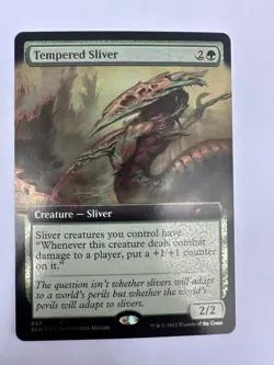 Tempered Sliver (Extended Art) - FOIL - Secret Lair - Near Mint - MTG - Image 1