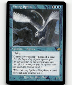 MTG Vexing Sphinx (Retro Frame) Regular Dominaria Remastered Rare - Image 1