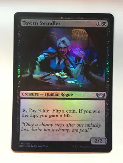 MTG Streets of New Capenna Tavern Swindler 96 Foil NM/M - Image 1