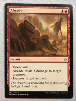 MTG Hour of Devastation Abrade 83 NM/M - Image 1