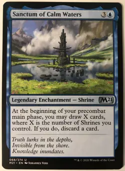 MTG Shrine of Calm Waters Core Set 2021 068/274 Regular Uncommon - Image 1