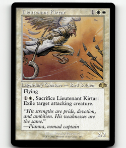 MTG Lieutenant Kirtar (Retro Frame) Regular Dominaria Remastered Rare - Image 1
