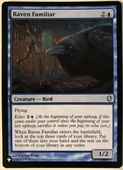 MTG Raven Familiar The List 55/356 Regular Uncommon - Image 1
