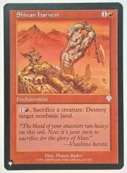 MTG Shivan Harvest The List 167/350 NM/M - Image 1