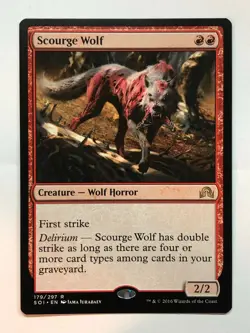 MTG Scourge Wolf Shadows Over Innistrad 179/297 Regular Rare - Image 1