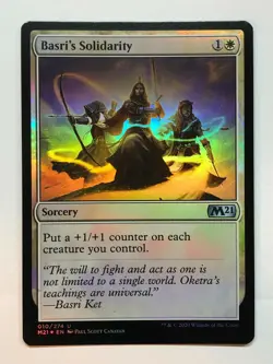 MTG Basri's Solidarity Core Set 2021 010/274 Foil Uncommon - Image 1