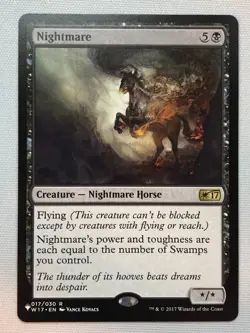 MTG The List Nightmare NM/M - Image 1