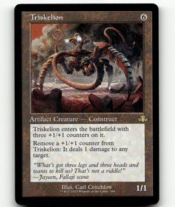 MTG Triskelion (Retro Frame) Regular Dominaria Remastered Rare - Image 1