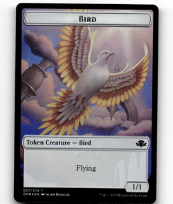 MTG Zombie Bird Double-sided Token FOIL Dominaria Remastered Token - Image 2