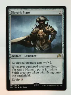 MTG Slayer's Plate Shadows over Innistrad 264/297 Regular Rare - Image 1