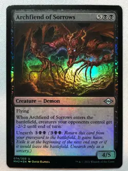 MTG Archfiend of Sorrows Modern Horizons 2 074/303 Foil Uncommon - Image 1