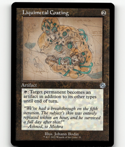 MTG Liquimetal Coating 91 The Brothers' War Uncommon - Image 1