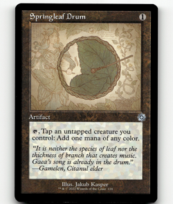 MTG Springleaf Drum 118 The Brothers' War Uncommon - Image 1