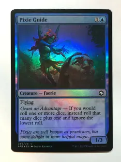 MTG Adventures of the Forgotten Realms Pixie Guide 66 Foil NM/M - Image 1