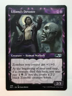 MTG Liliana's Devotee Core Set 2021 298 Regular Uncommon - Image 1