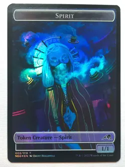 MTG Kamigawa: Neon Dynasty Spirit (002) // Treasure (017) Foil NM/M - Image 1