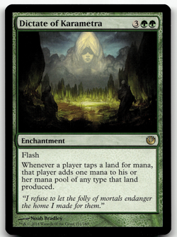 MTG Dictate of Karametra Journey into Nyx 121/165 Regular Rare - Image 1