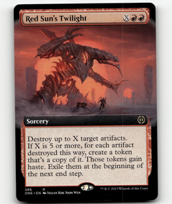 MTG Red Sun's Twilight (Extended Art) 386 Regular Phyrexia: All Will Be Rare - Image 1