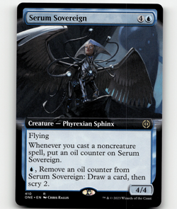 MTG Serum Sovereign (Extended Art) 410 Regular Phyrexia: All Will Be Rare - Image 1