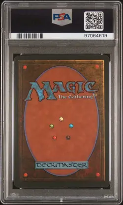 1994 MTG FALLEN EMPIRES CHRISTOPHER RUSH ORDER OF THE EBON HAND PSA 9 - Image 2