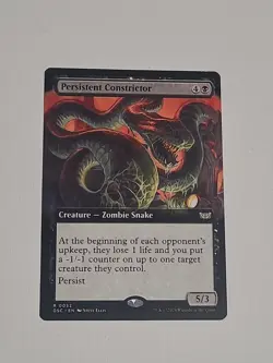 Persistent Constrictor (Extended Art) [Commander Duskmourn House of Horror] NM - Image 1