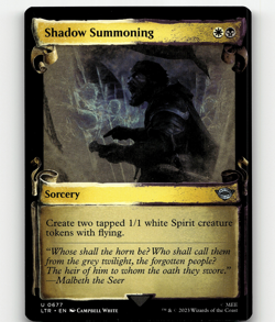 MTG Shadow Summoning (Showcase Scrolls) 677 The Lord of the Rings - Image 1