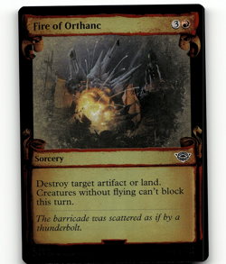 FOIL - MTG Fire of Orthanc (Showcase Scrolls) The Lord of the Rings - Image 1